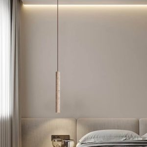 Industrial Cylindrical Cement Pendant Light, 40cm/15.75inches