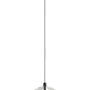 Crystal Globe Pendant Light, Kitchen Island Chandelier, Black