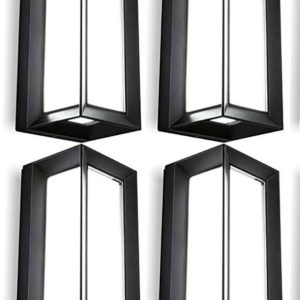 4 PACK of ledmo Outdoor Wall Lights Fixture with LED Beads 6000K 1800LM