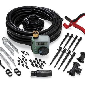 Orbit Shrub and Flower Bed Drip Kit with Programmable Hose Watering Timer