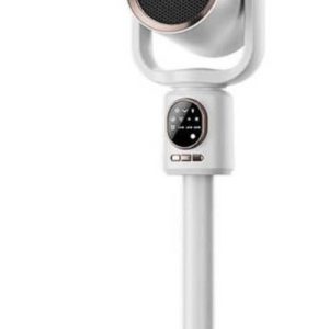 Dual Mode Vertical Fan Heater, Adjustable Height, - white