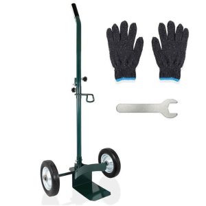 Potted Plant Mover Dolly with Wheels, Heavy-Duty Caddy with Adjust Grip