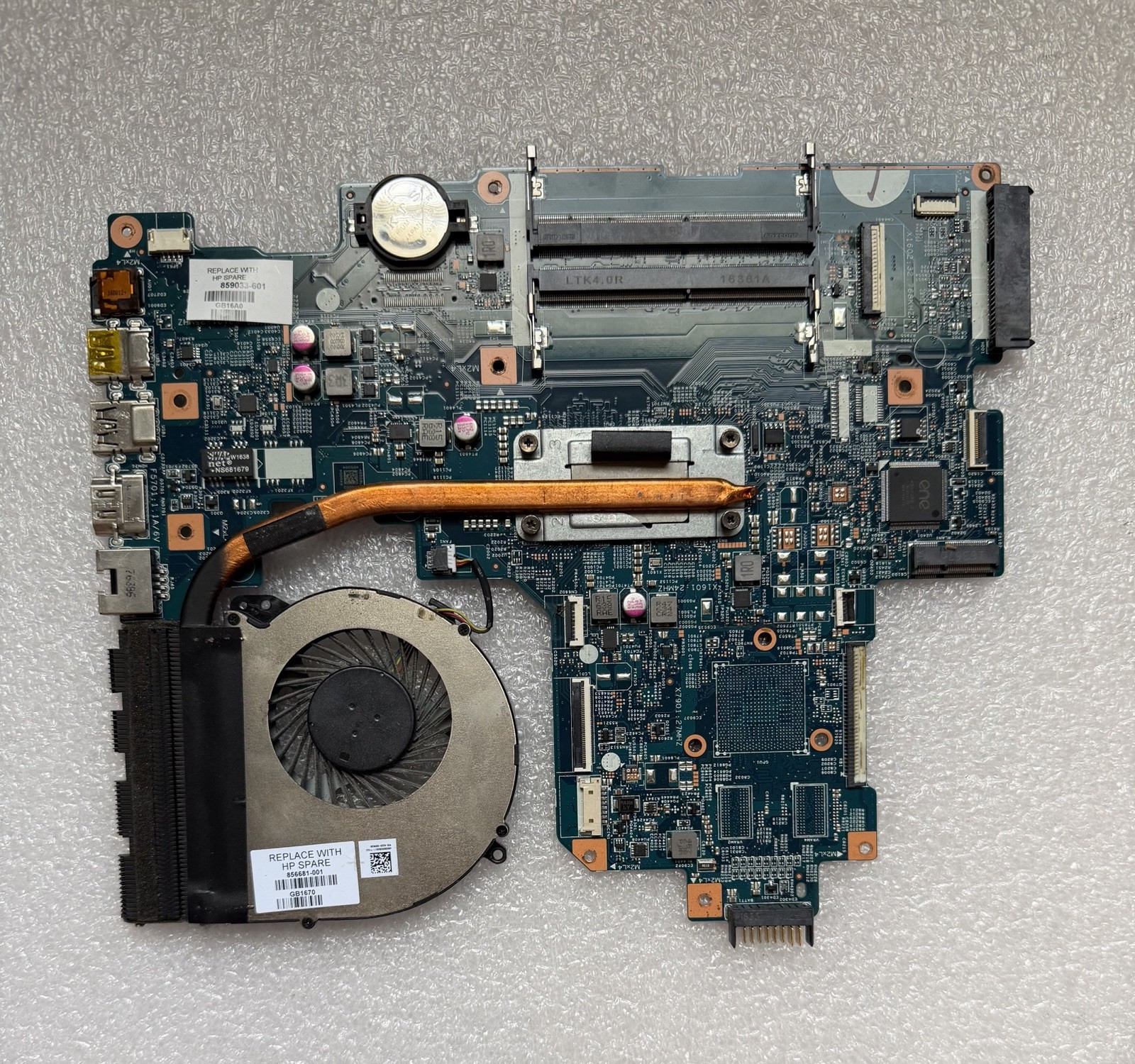 HP 17-X HP 17-x114dx Intel Core i5-7200U 2.50GHz Motherboard 859033-601 product photo 1
