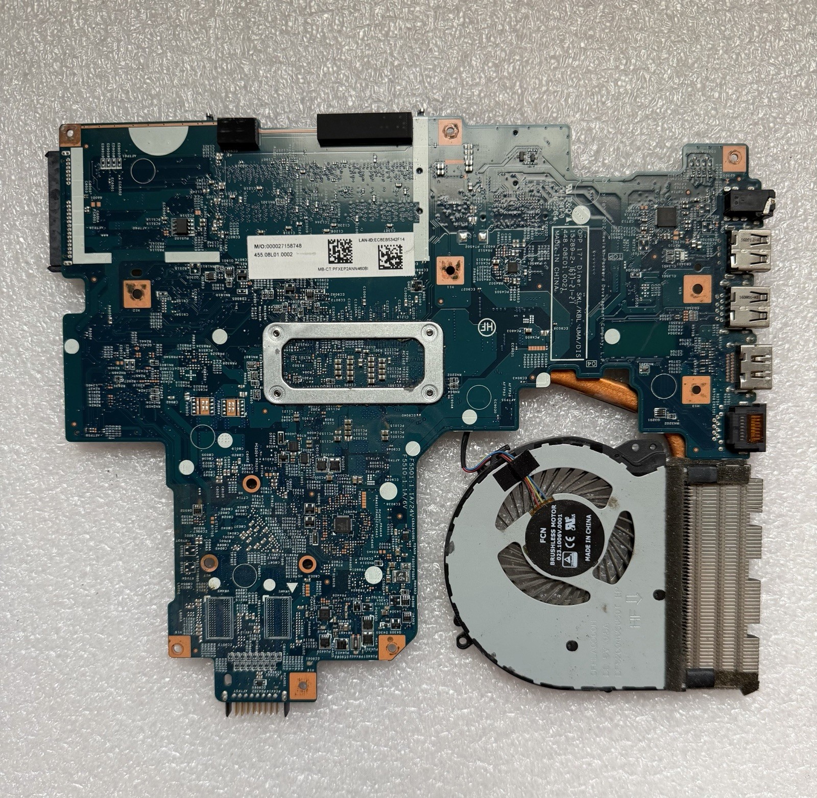 HP 17-X HP 17-x114dx Intel Core i5-7200U 2.50GHz Motherboard 859033-601 product photo 2