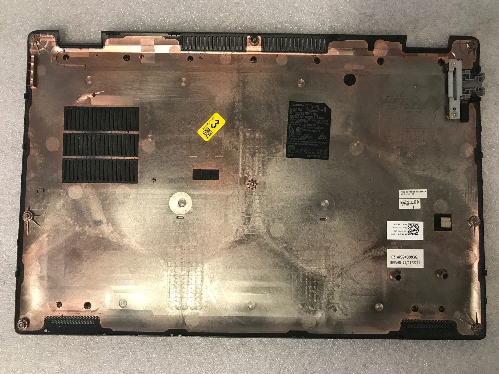 Dell Latitude 5420 bottom base case cover enclosure 63DTN product photo 2