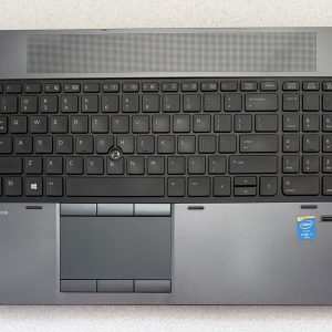 HP ZBook 17 G2 Palmrest Keyboard Touchpad 735587-001, AP0TK000200, Gray product photo 1