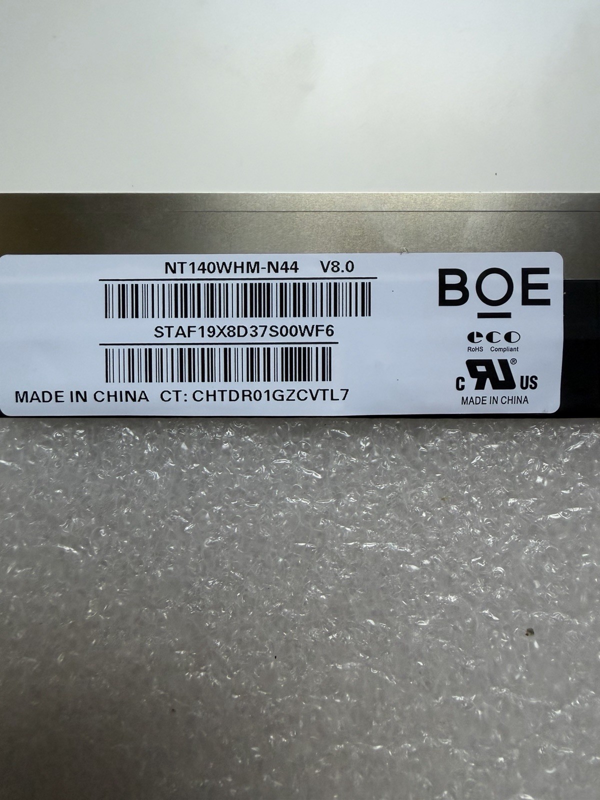 BOE 14" Matte LED LCD Laptop Screen Display 30pin NT140WHM-N44 V8.0, L44576-001 product photo 3