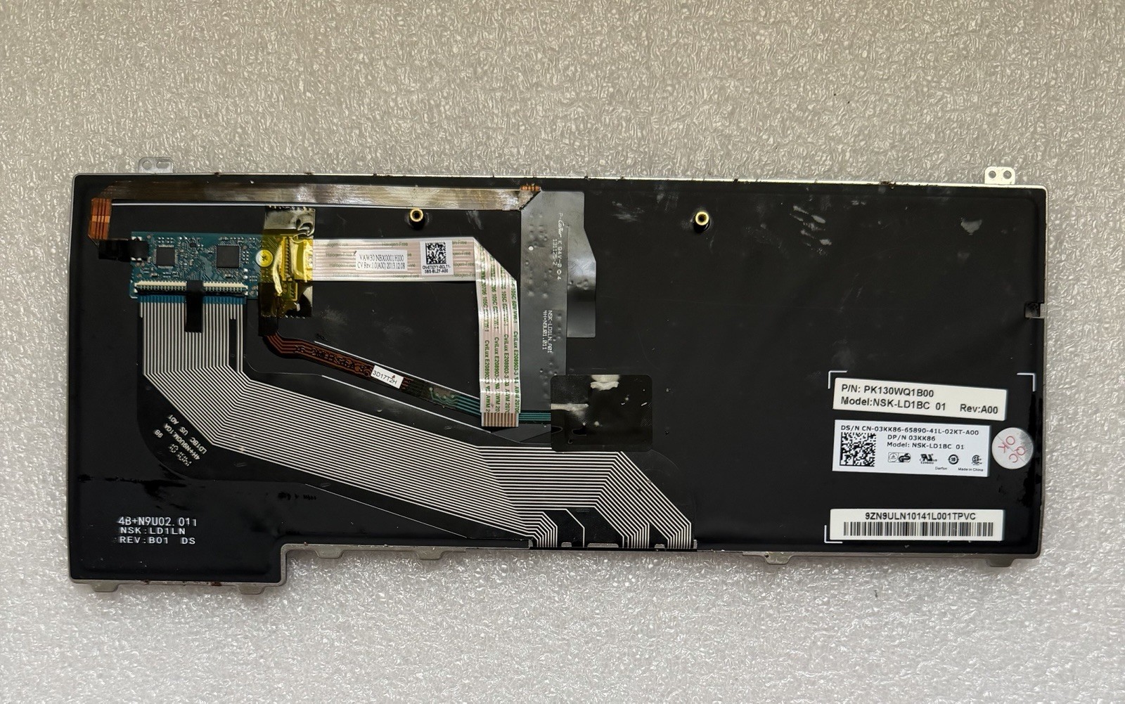 Dell Latitude E5440 14" Laptop US Keyboard NSK-LD1BC, 3KK86, Black product photo 2