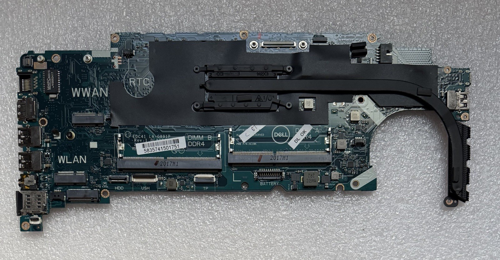 Dell Latitude 5400 Intel Core i5-8365u 1.60GHz Motherboard HJD1J product photo 1