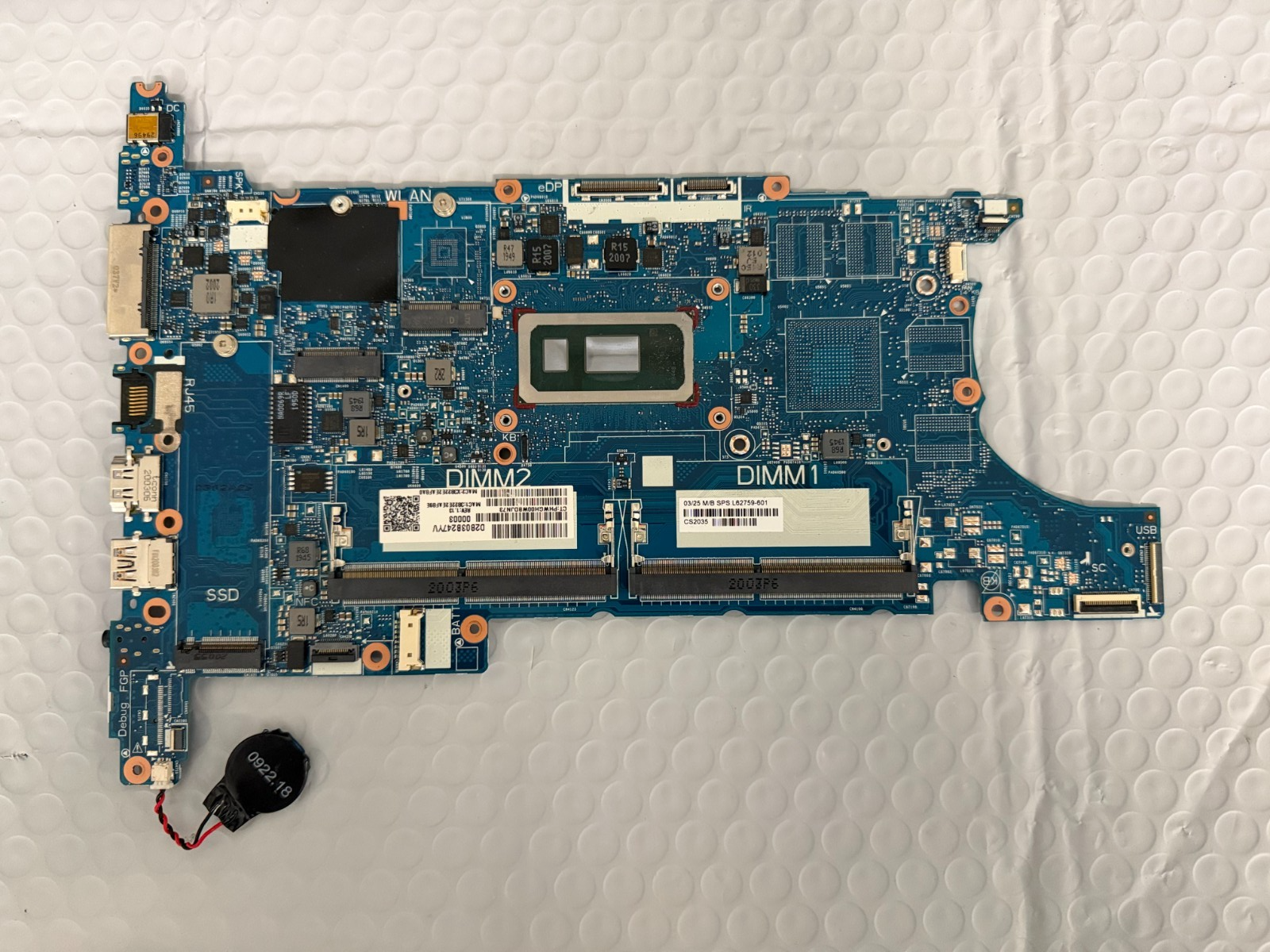 HP EliteBook 840 G6 i5-8365U 1.60GHz Motherboad L62759-601 product photo 1