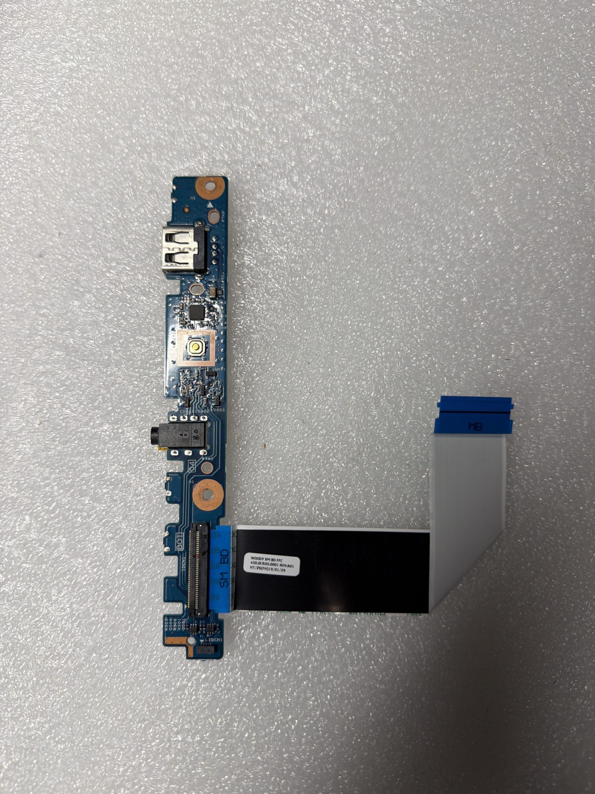 Acer Spin 5 SP513-53N Power Button USB Board 55.GR7N1.001 product photo 1