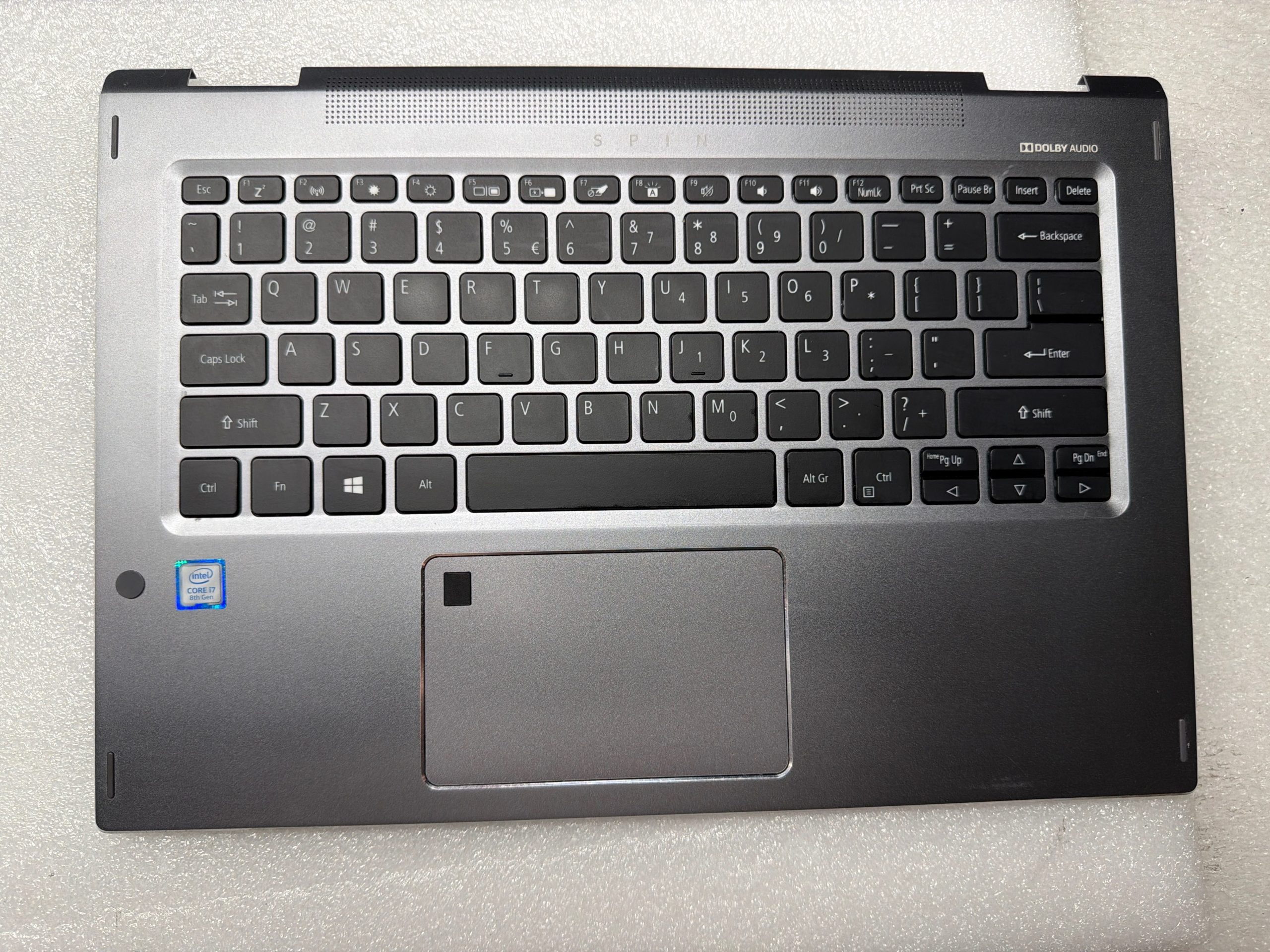 Acer Spin 5 SP513-53N palmrest touch pad keyboard 6B.H62N1.009 product photo 1