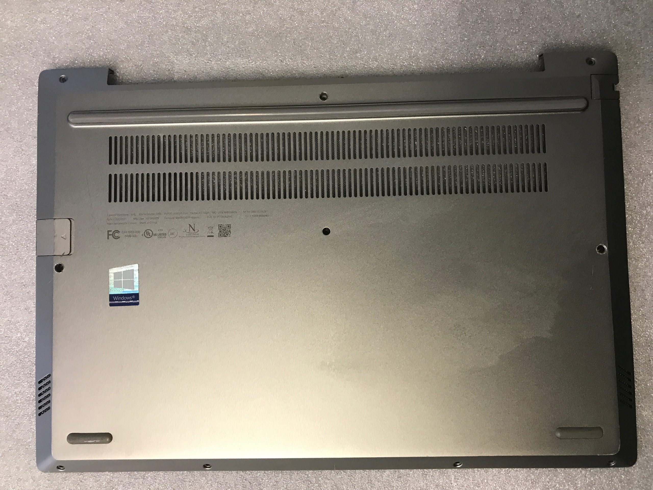 Lenovo ThinkBook 14-IIL bottom base case cover enclosure 5CB0X56064 READ product photo 1