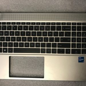 HP 450 G9 palmrest touch pad keyboard N01933-001 Dented product photo 1