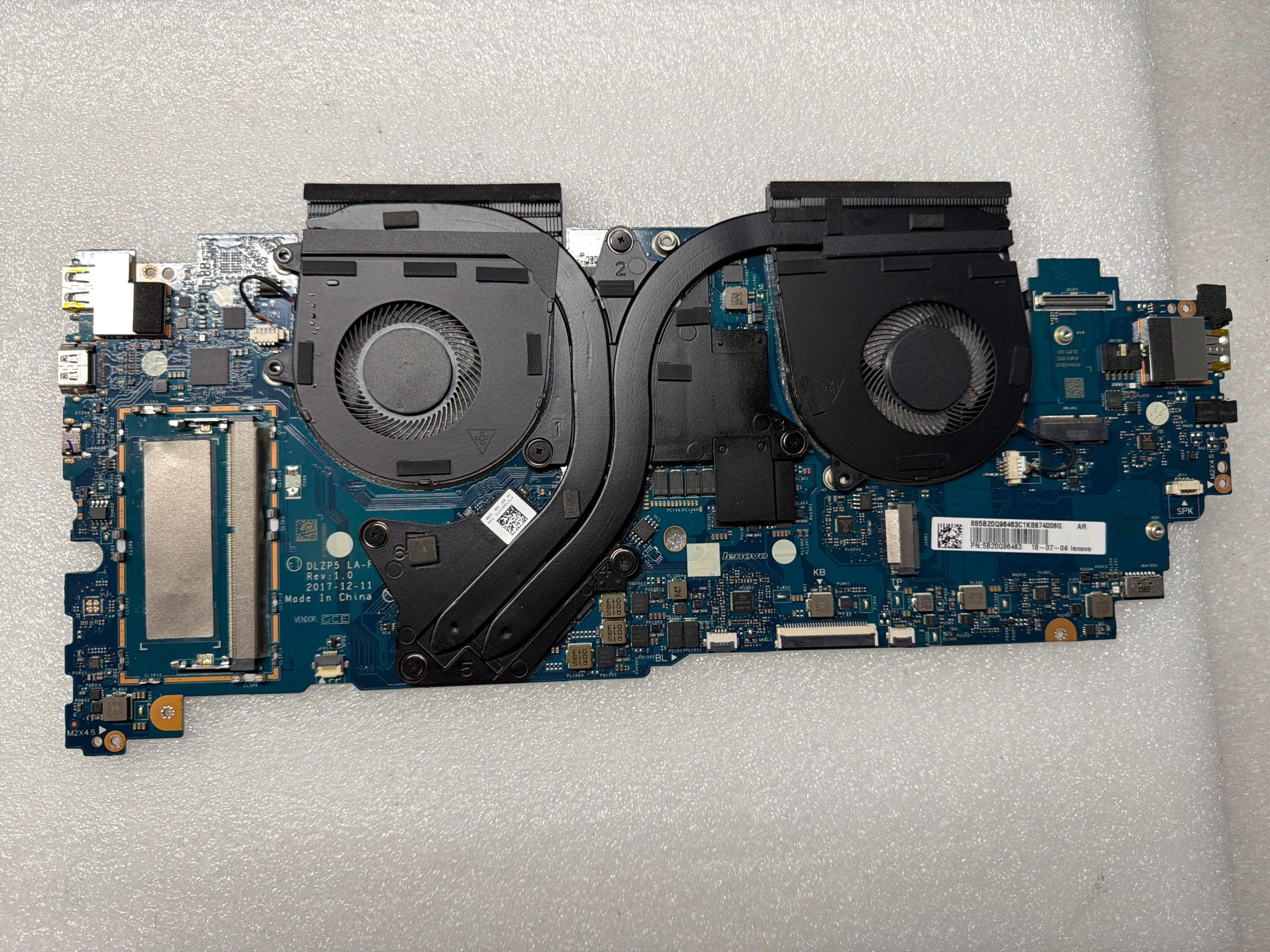 Lenovo IdeaPad Yoga 730-15IKB Motherboard 5B20Q96463 product photo 1