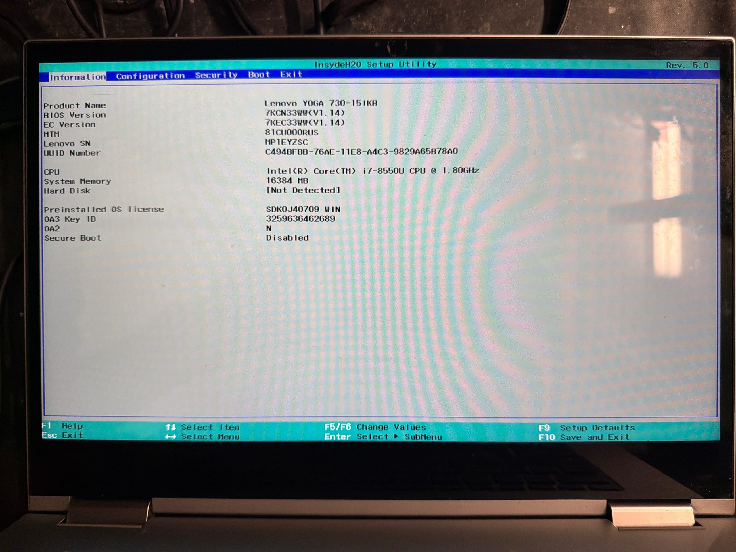 Lenovo IdeaPad Yoga 730-15IKB Motherboard 5B20Q96463 product photo 4