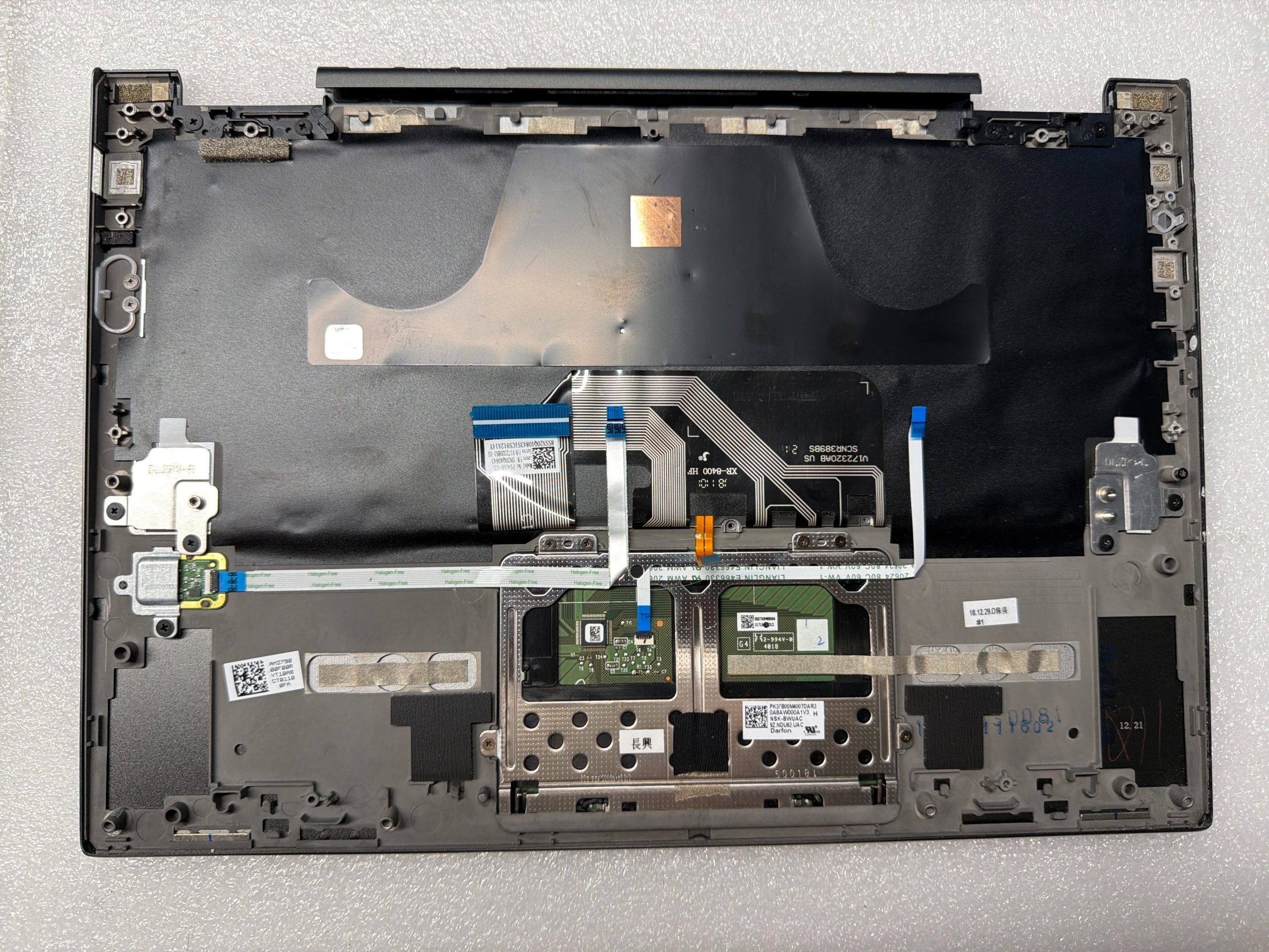 Lenovo Yoga IdeaPad 730-13IKB palmrest touch pad keyboard 5CB0Q95913 product photo 2