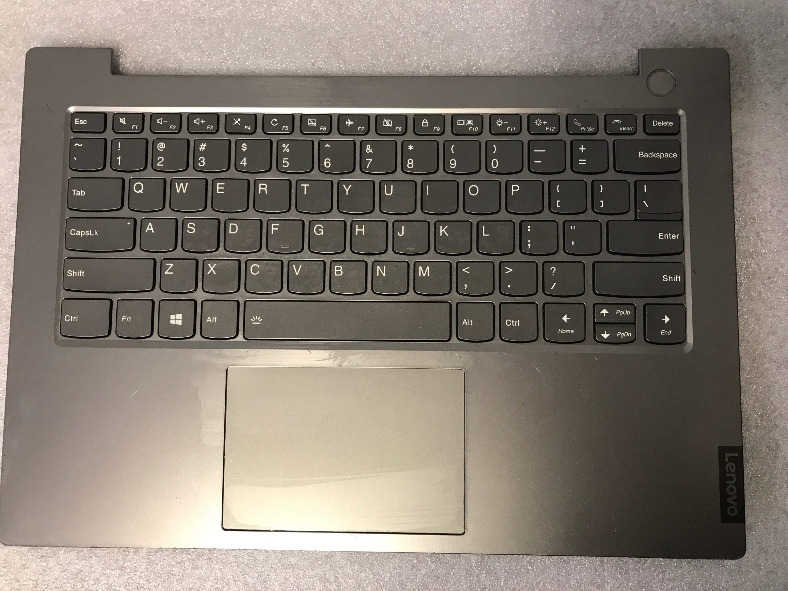 Lenovo ThinkBook 14-IIL palmrest touch pad keyboard 5CB0W44373 Scratched product photo 1