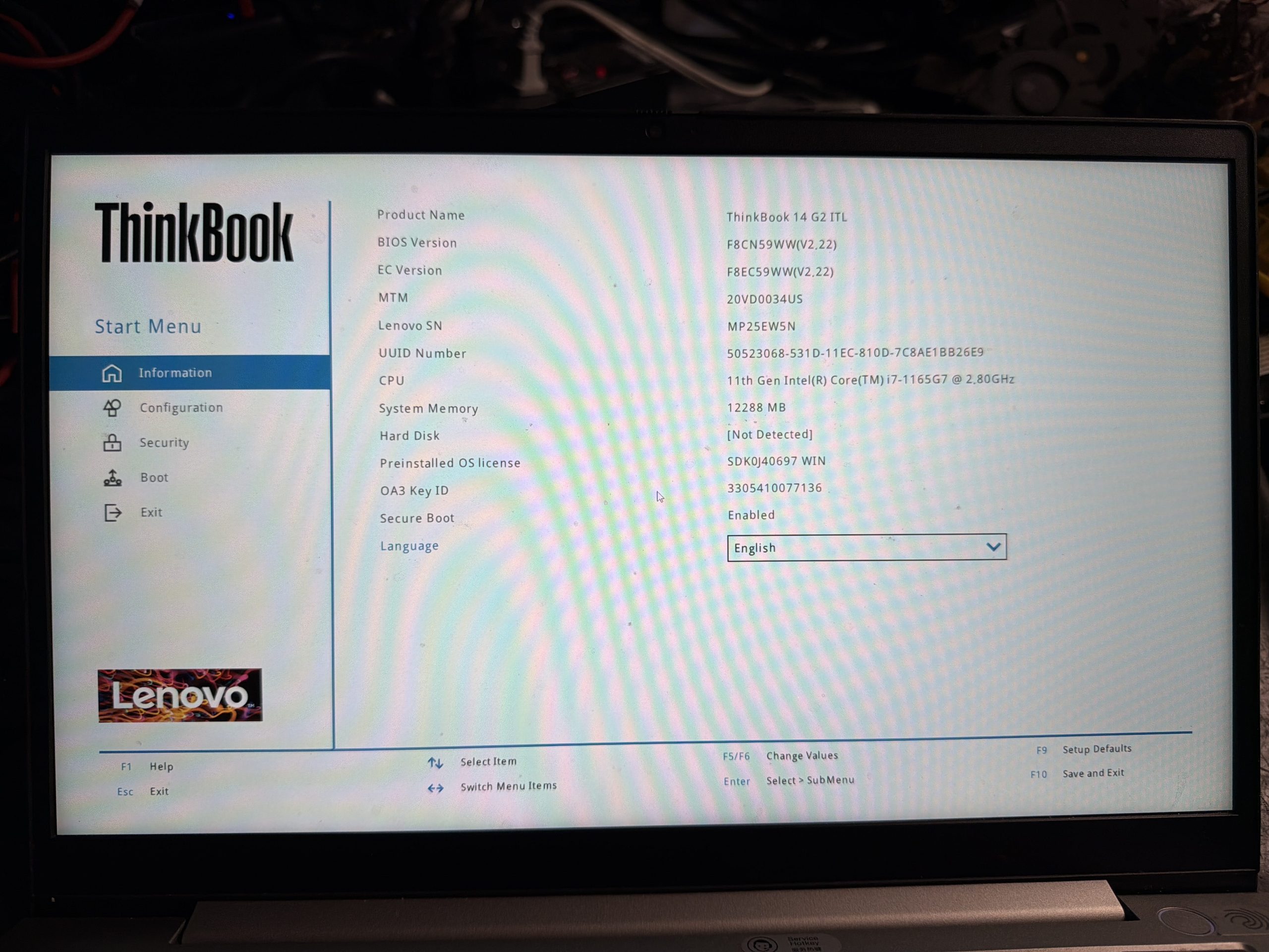 Lenovo ThinkBook 14 G2 ITL Motherboard i7-1165G7 8GB RAM 5B21B84263 product photo 3