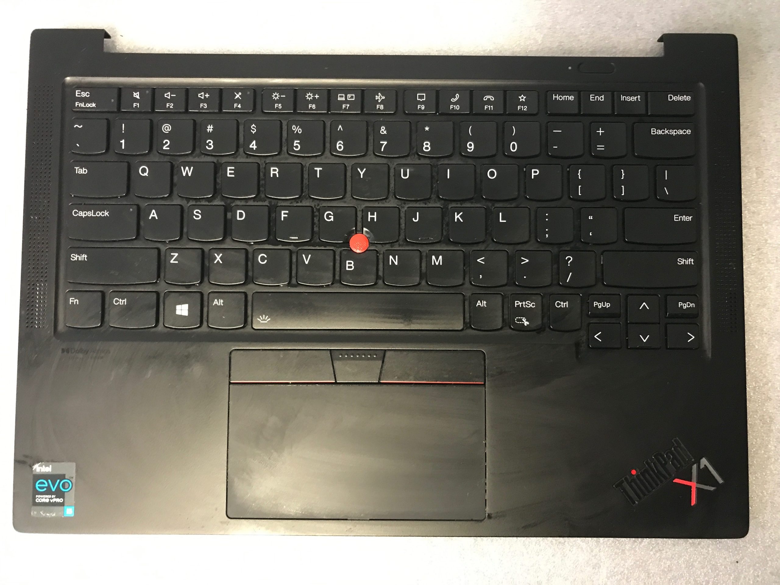 Lenovo ThinkPad X1 Carbon Gen 9 palmrest touch pad keyboard 5M11C53235 product photo 1