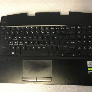 HP Omen 15-dh1020nr palmrest touch pad keyboard L57325-001 product photo 1