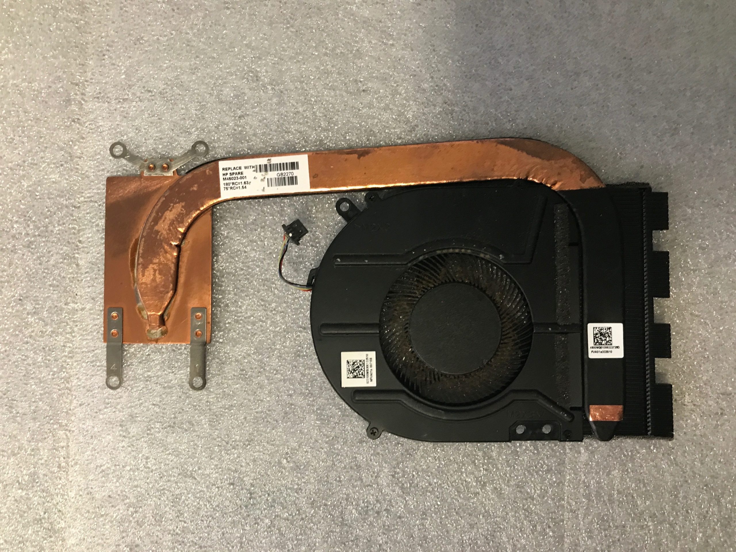 HP Pavilion V4-dy2050wmtig Heatsink M45023-001 product photo 1