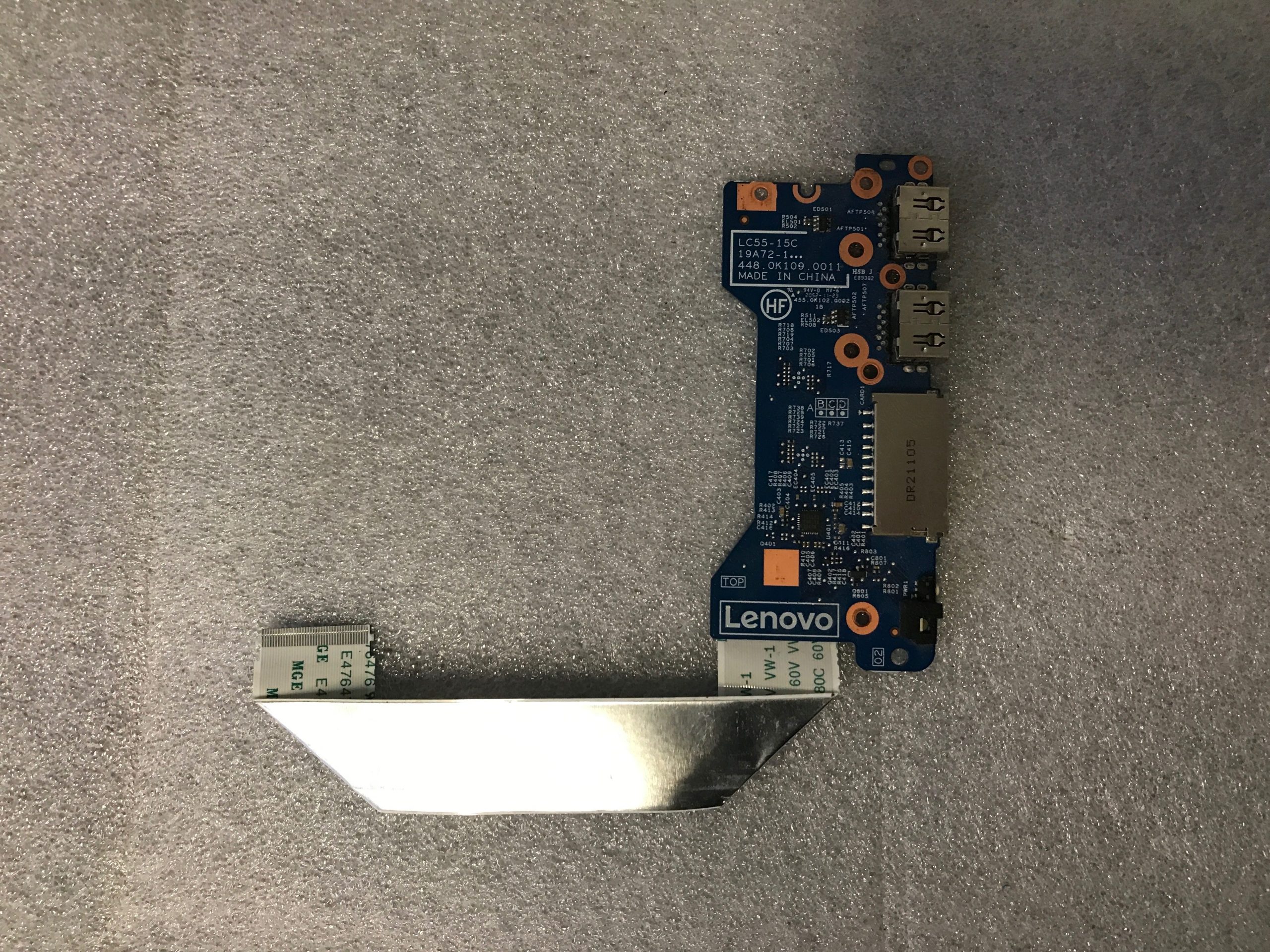 Lenovo IdeaPad Flex 5-14ARE05 USB Port I/O IO Daughter Board 5C50S25058 product photo 1