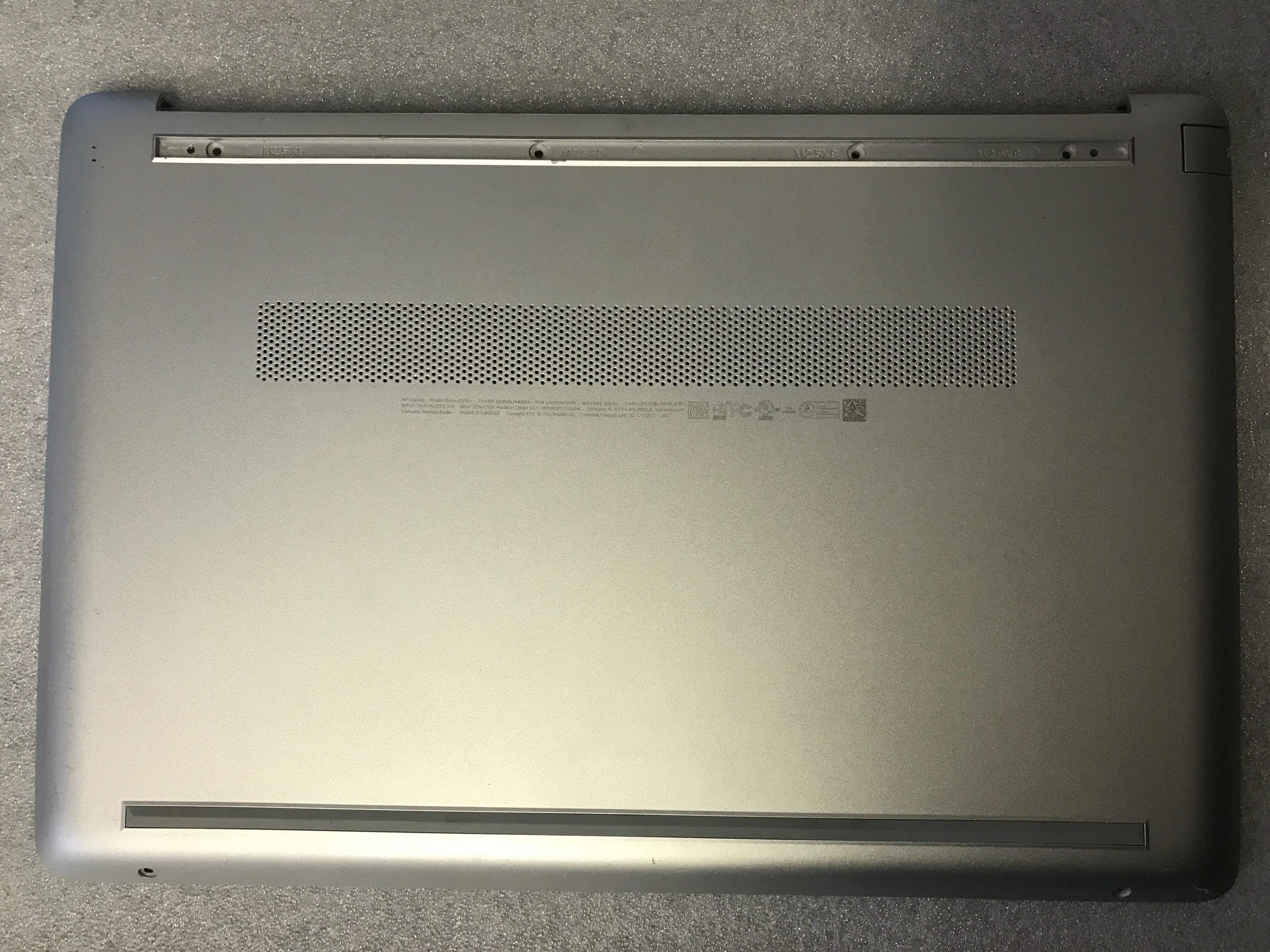 HP 15-dw3015cl bottom base case cover enclosure L52007-001 product photo 1