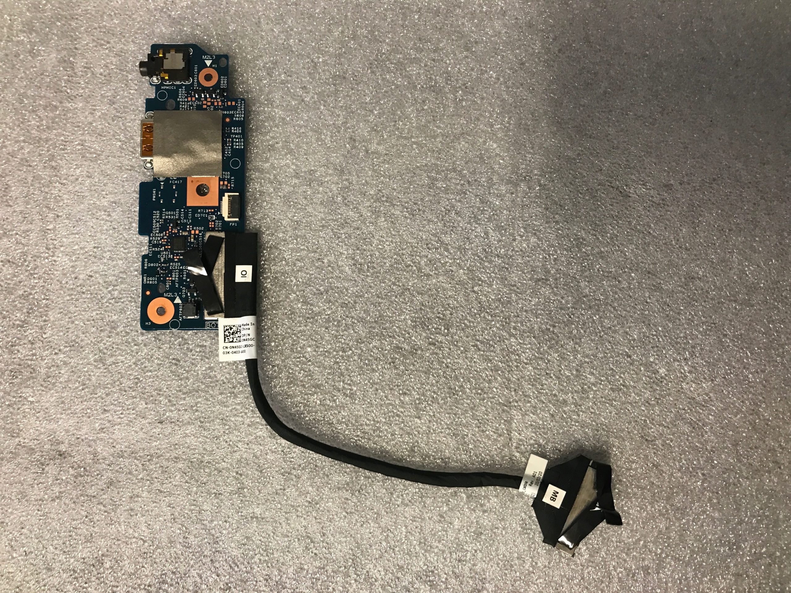 Dell Inspiron 7500 2-in-1 USB Port I/O IO Daughter Board HKMJ8 product photo 1
