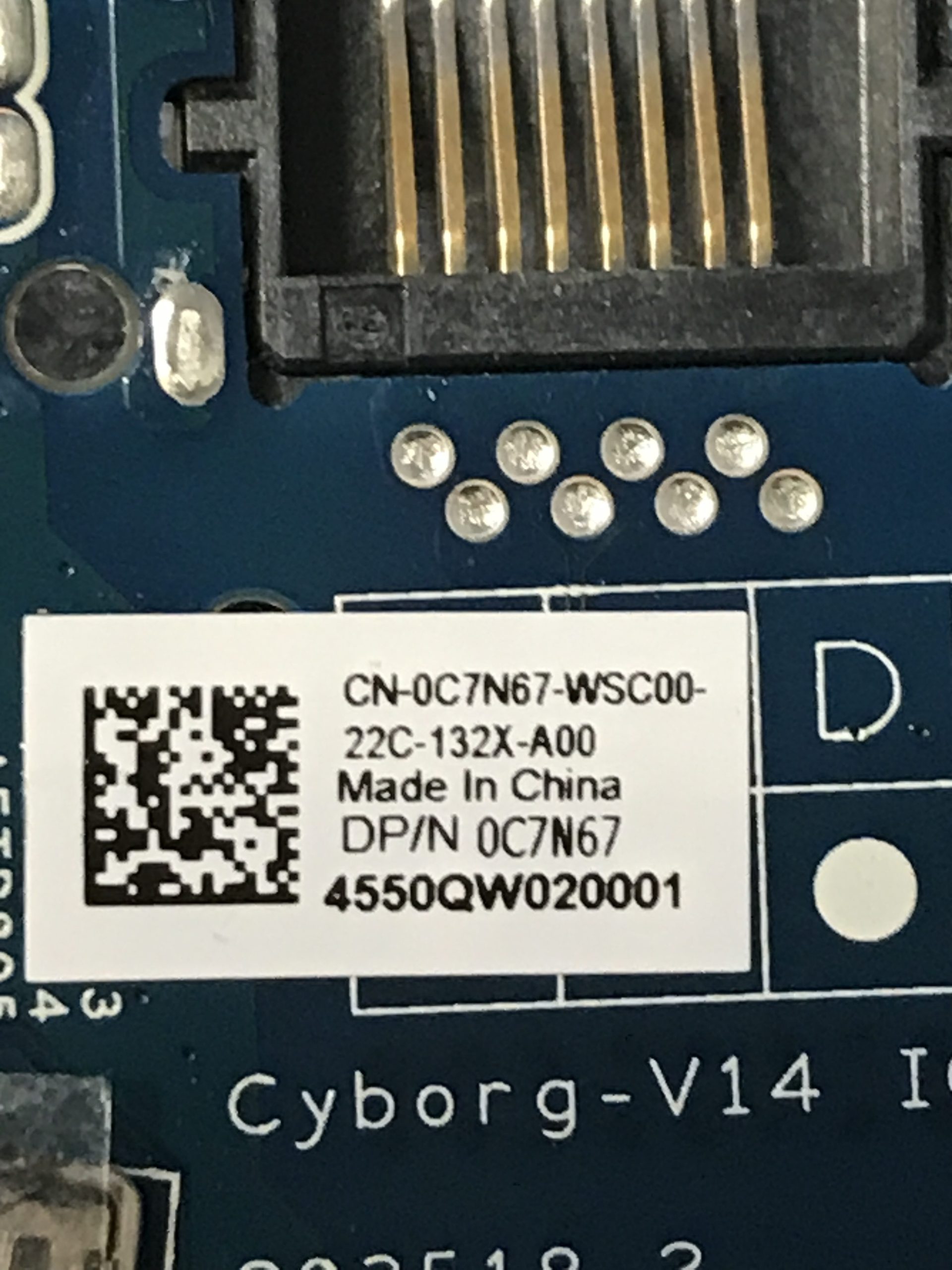 Dell Vostro 14 5410 USB Port I/O IO Daughter Board C7N67 product photo 2