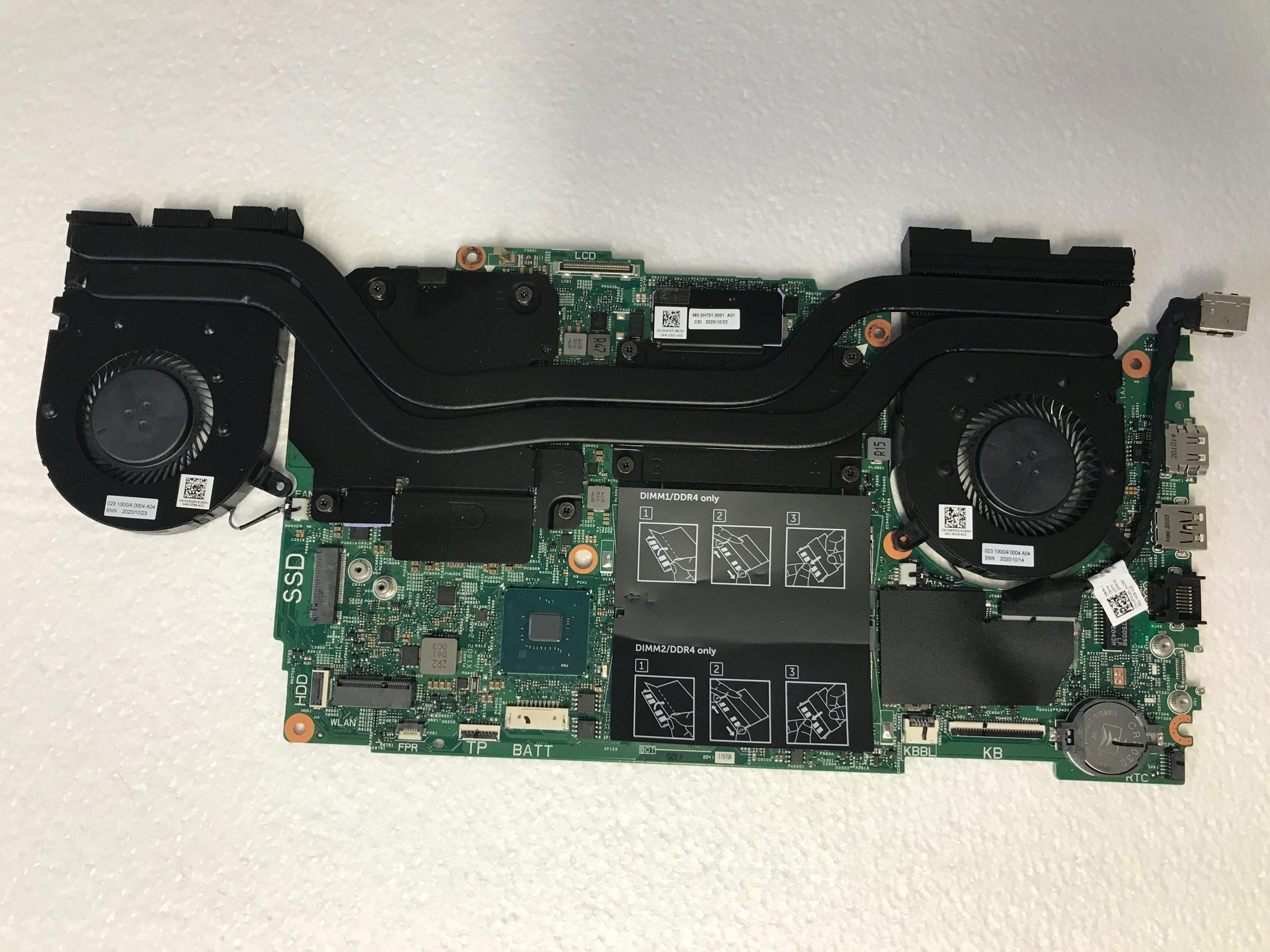 Dell G3 3500 Motherboard i5-10300H 28HKV product photo 1