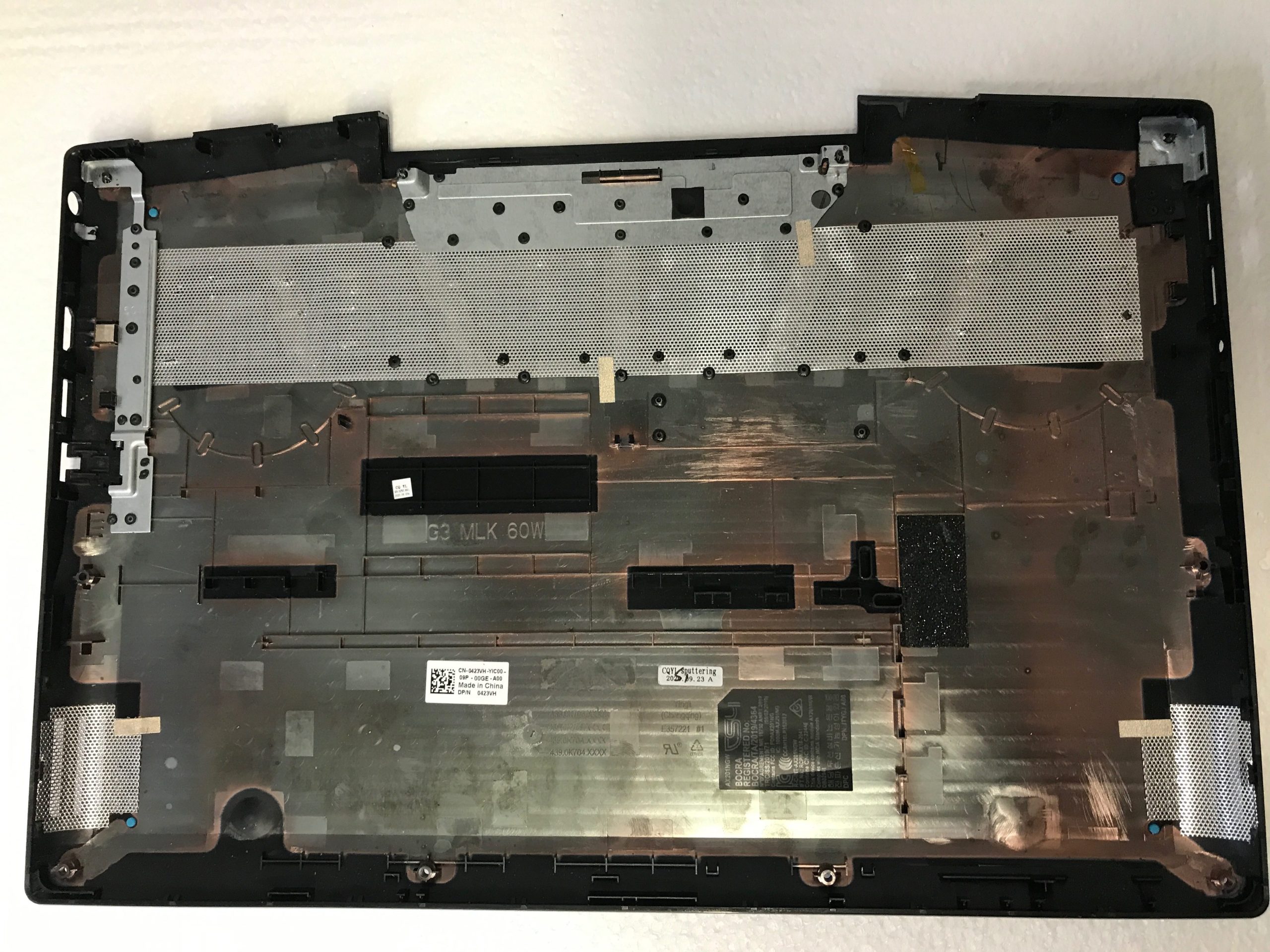 Dell G3 3500 bottom base case cover enclosure 423VH product photo 2