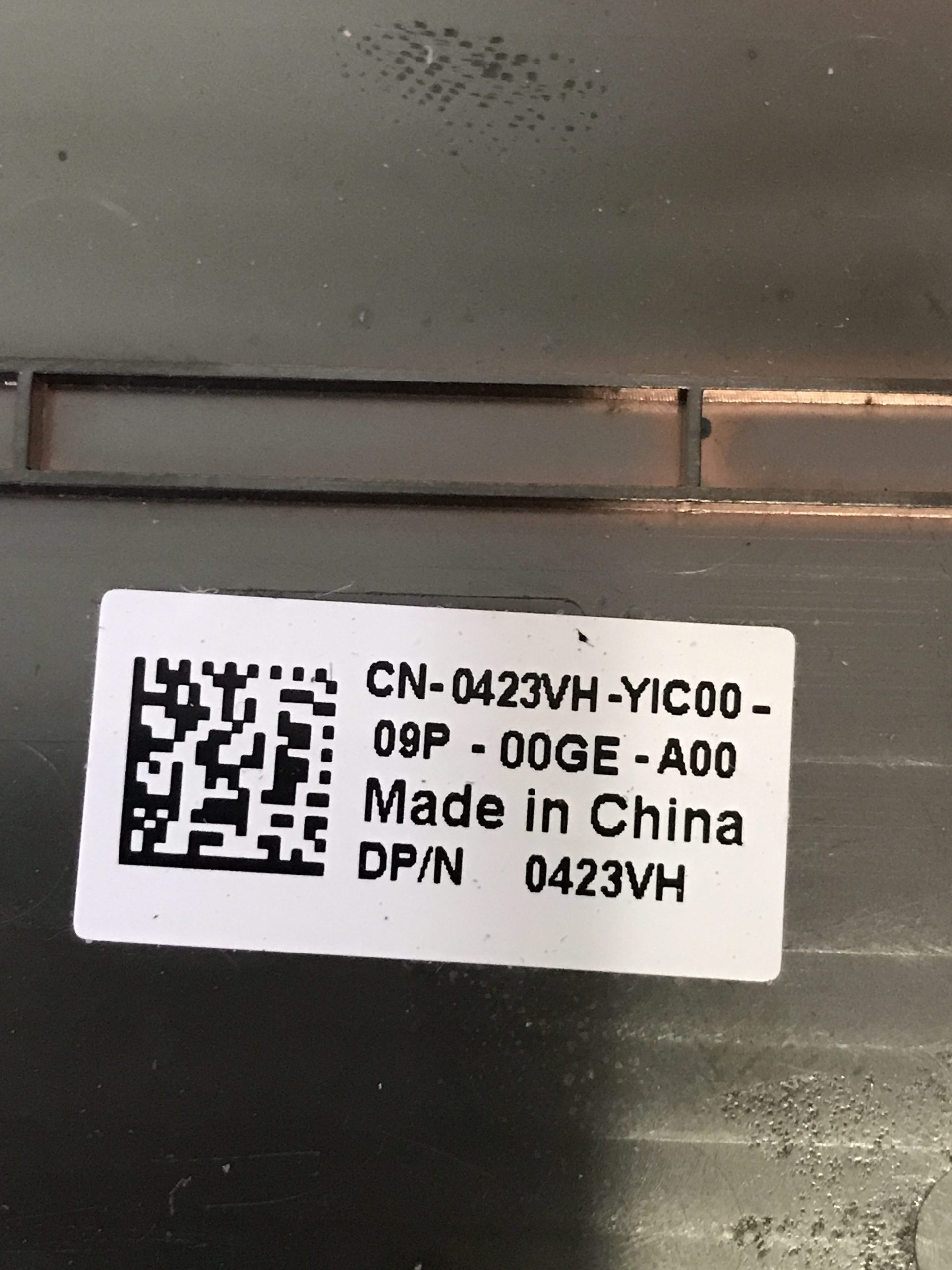 Dell G3 3500 bottom base case cover enclosure 423VH product photo 3