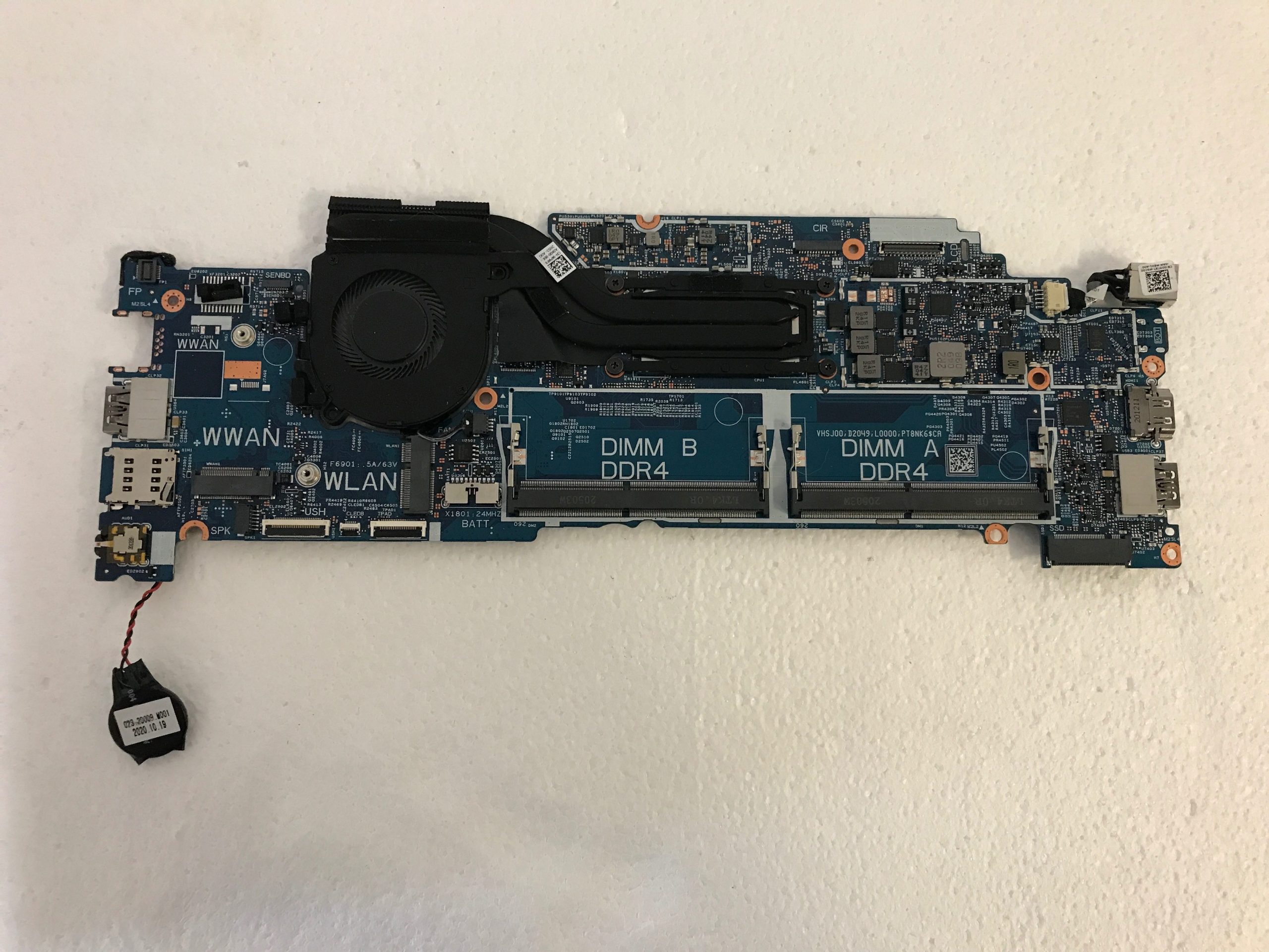 Dell Latitude 5310 Motherboard i5-10210U 49GK8 product photo 1
