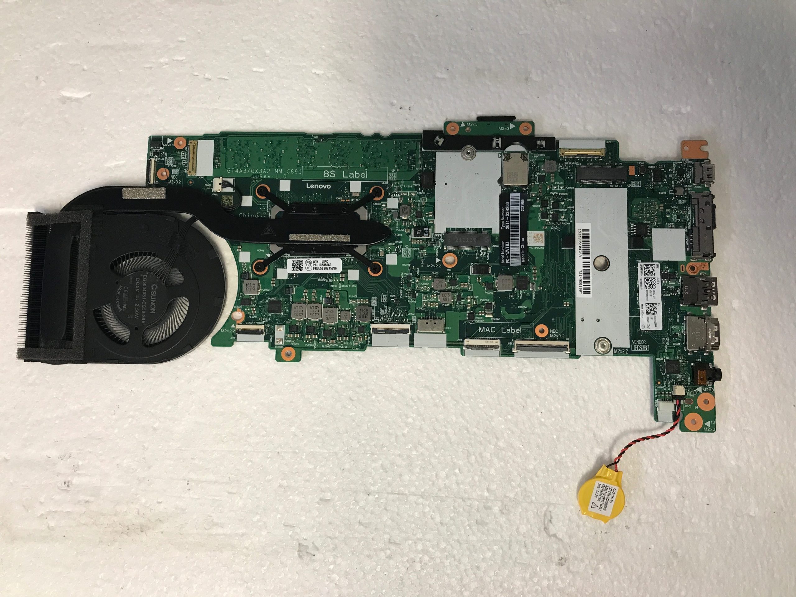 Lenovo ThinkPad T14s Motherboard i5-10310U 8GB RAM 5B20Z45836 product photo 1