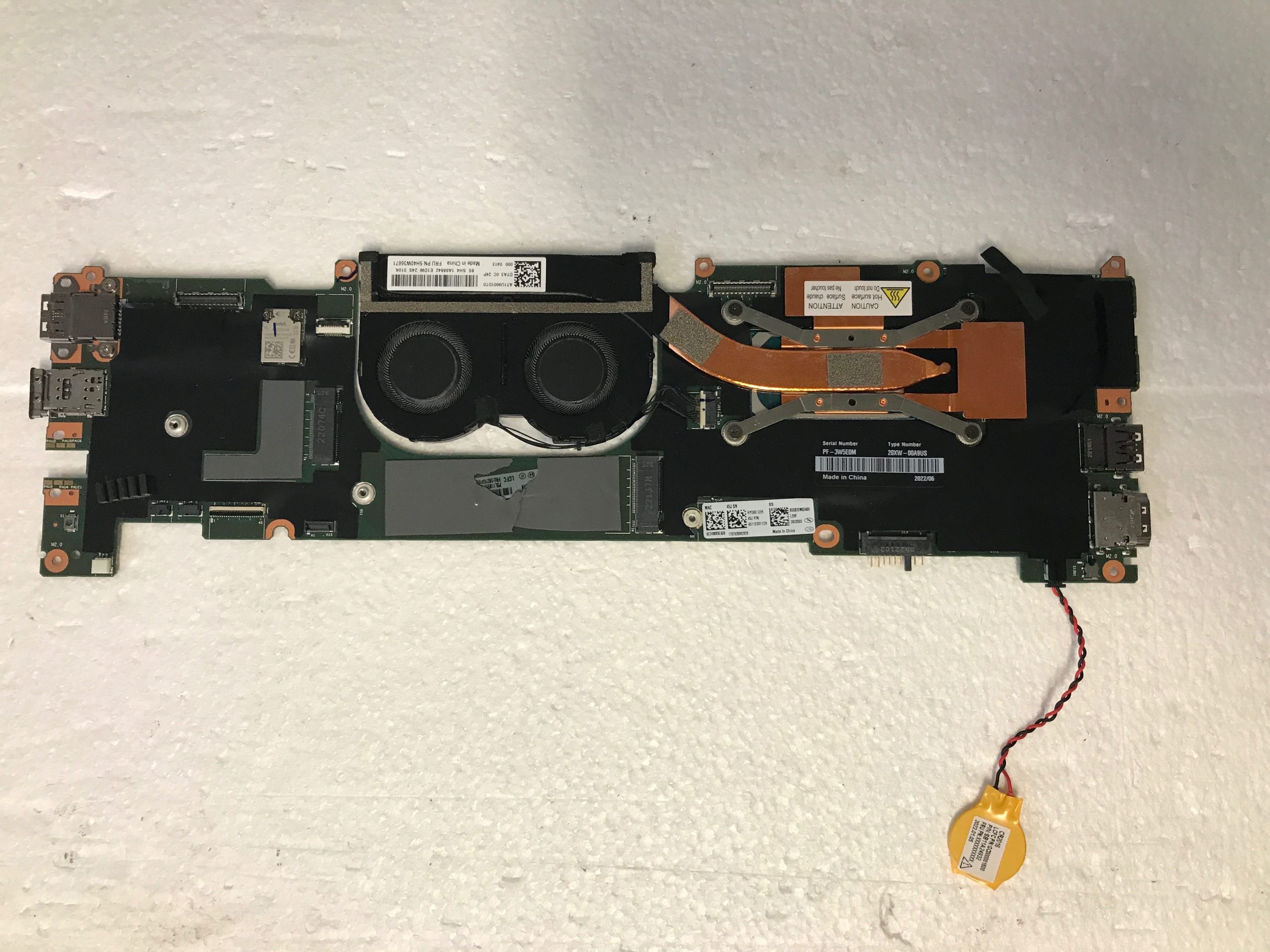 Lenovo ThinkPad X1 Carbon 9th Gen Motherboard i7-1185G7 32GB RAM 5B21K93298 product photo 1