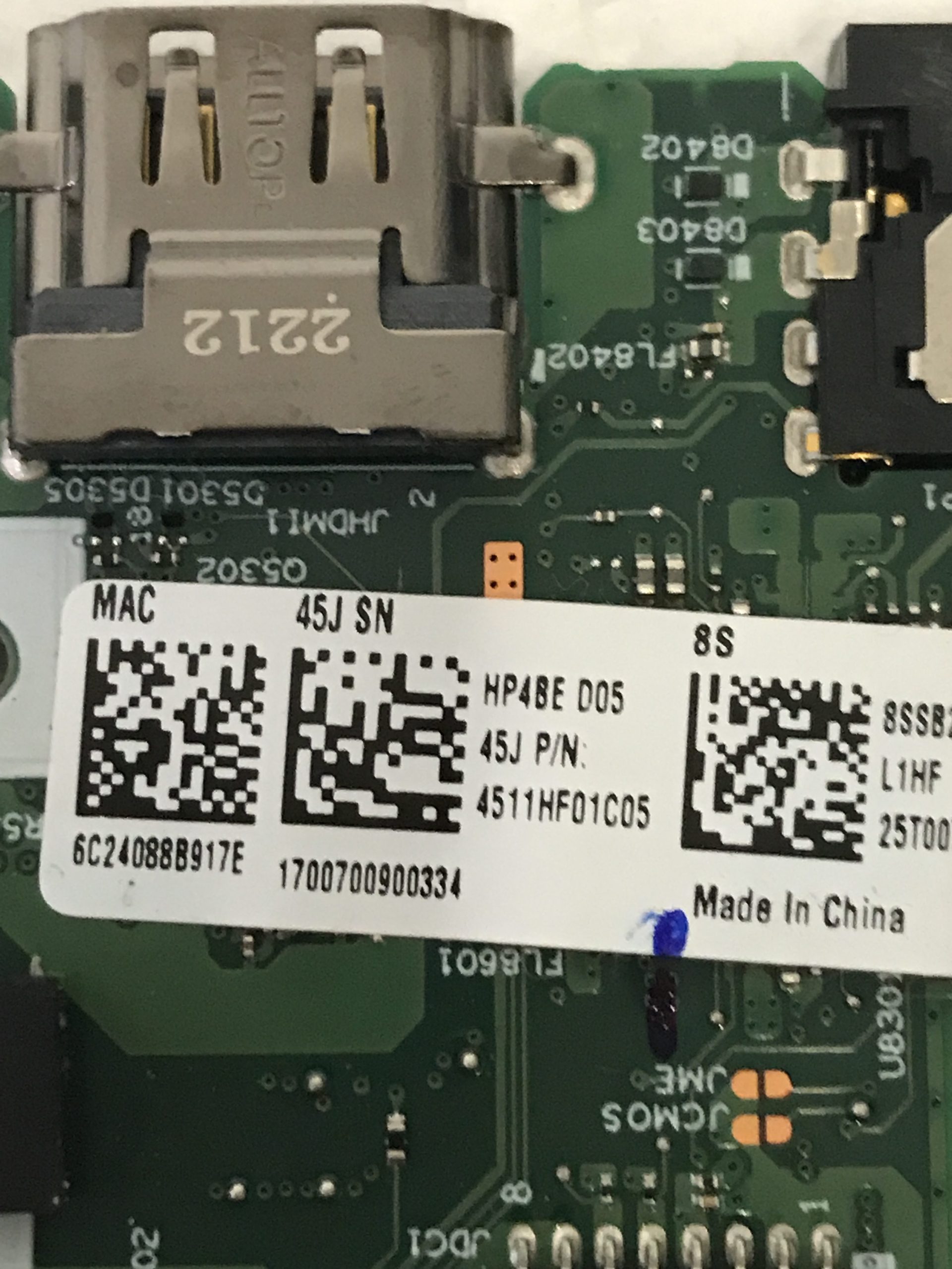 Lenovo ThinkPad P15s Gen 2 Motherboard 5B21M83089 product photo 3