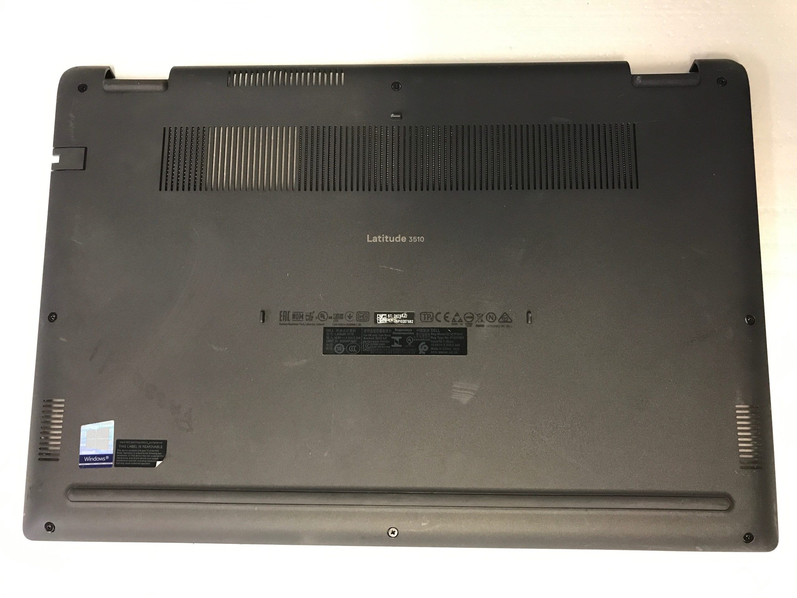 Dell Latitude 3510 bottom base case cover enclosure MH24R product photo 1