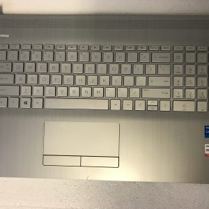 HP Notebook 17-by4xxx palmrest touch pad keyboard L92783-001 product photo 1