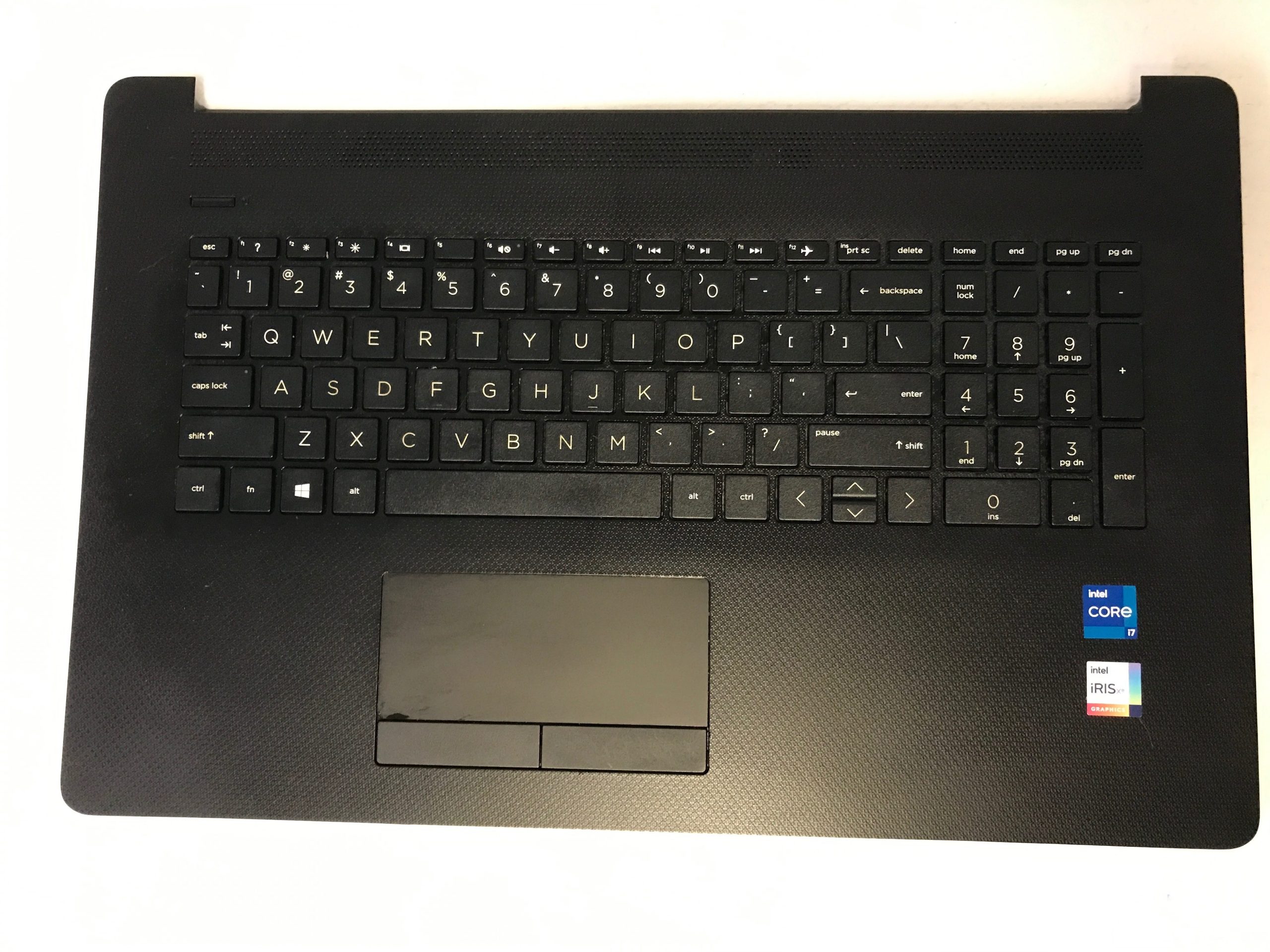 HP 17t-by400 palmrest touch pad keyboard L22751-001 product photo 1