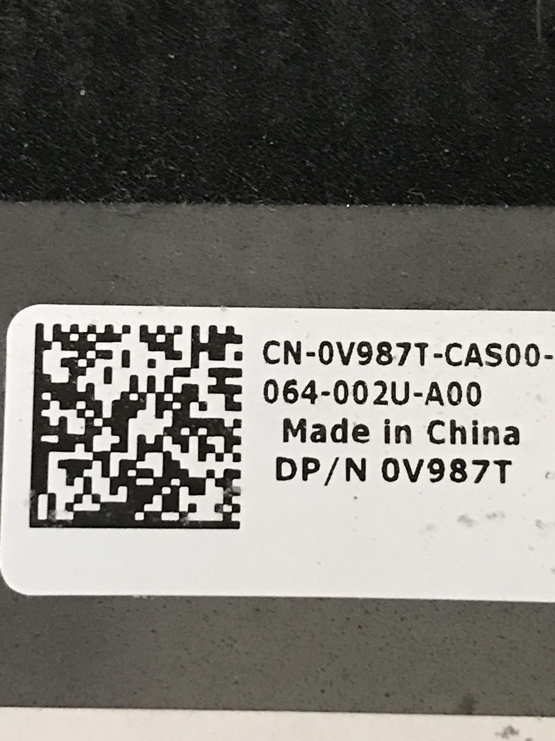 Dell Latitude 7410 bottom base case cover enclosure V987T product photo 3