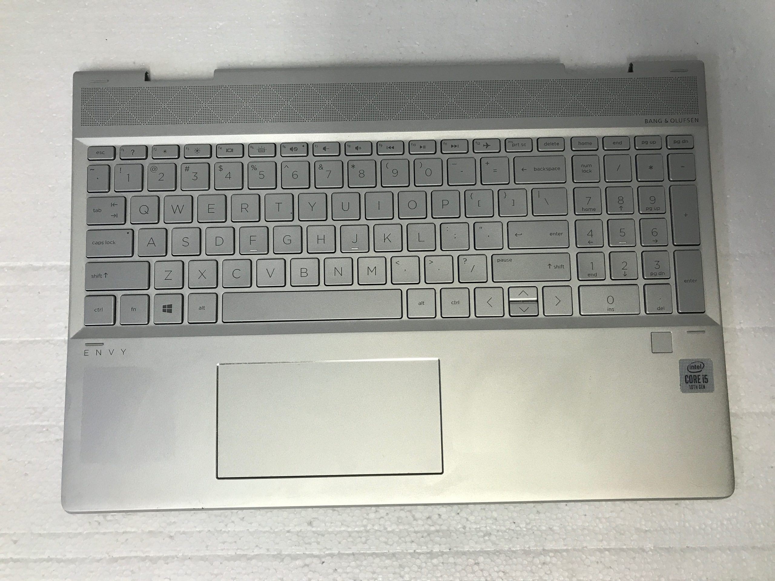 HP Envy 15m-dr1011dx palmrest touch pad keyboard L56975-001 product photo 1