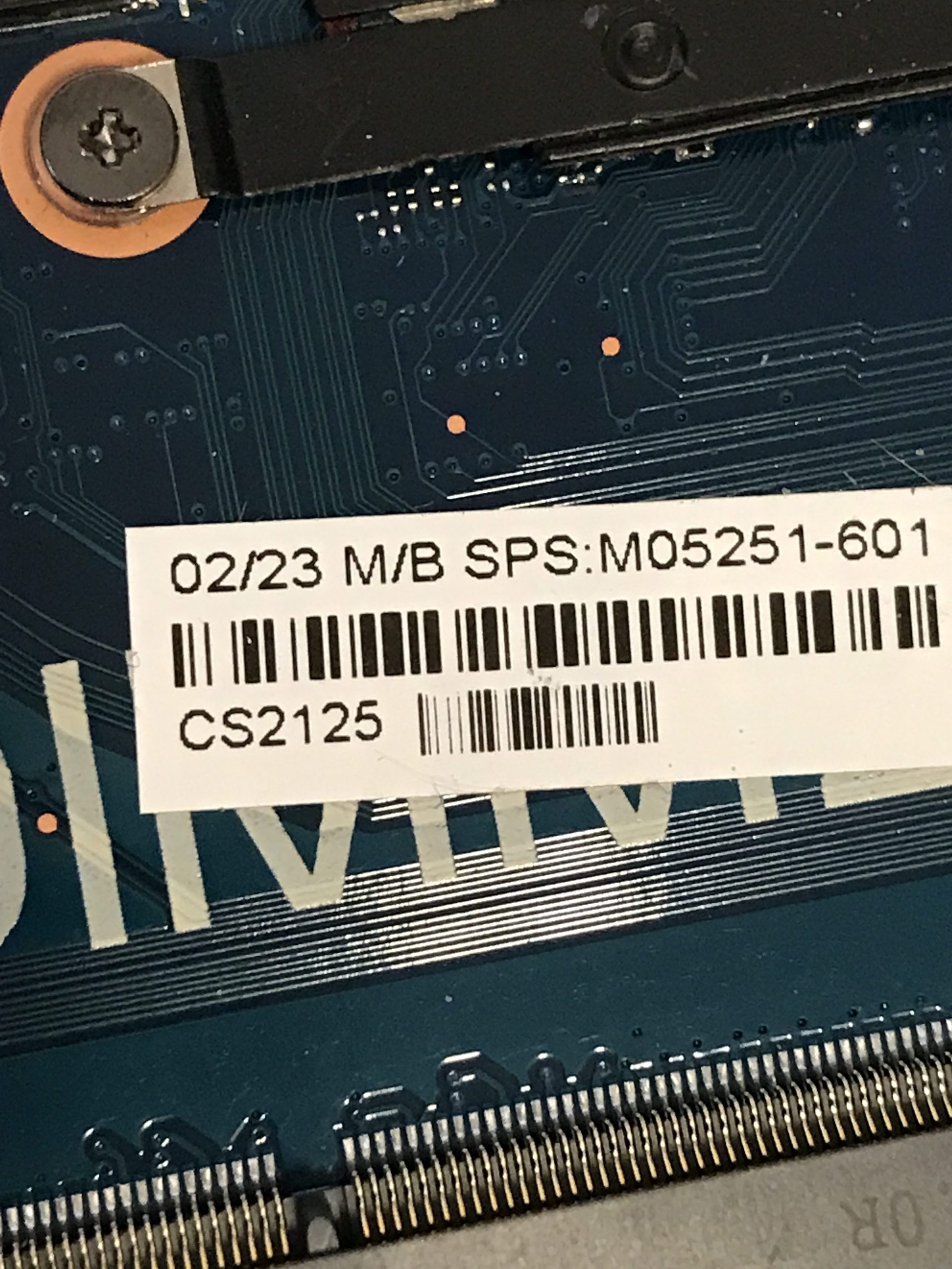 HP EliteBook 850 G7 Motherboard i7-10610U M05251-601 product photo 3