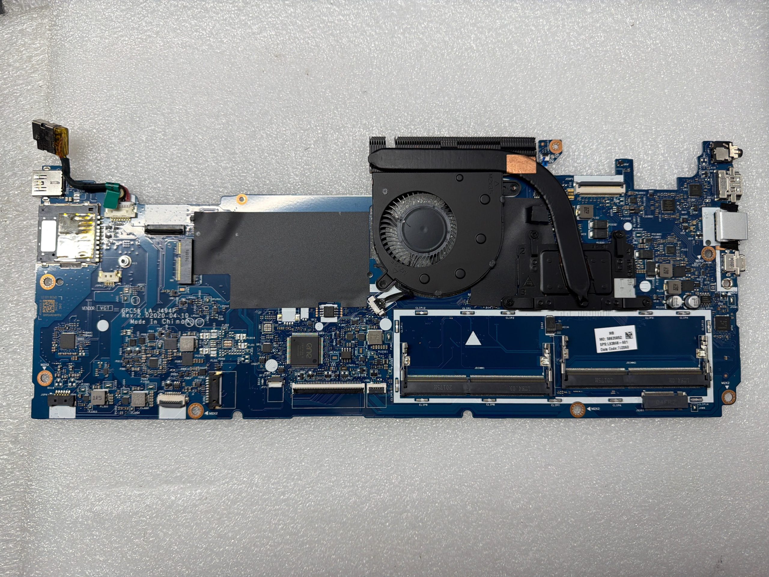 HP Envy 15m-ed0013dx Motherboard i5-1035G1 L93868-601 product photo 1