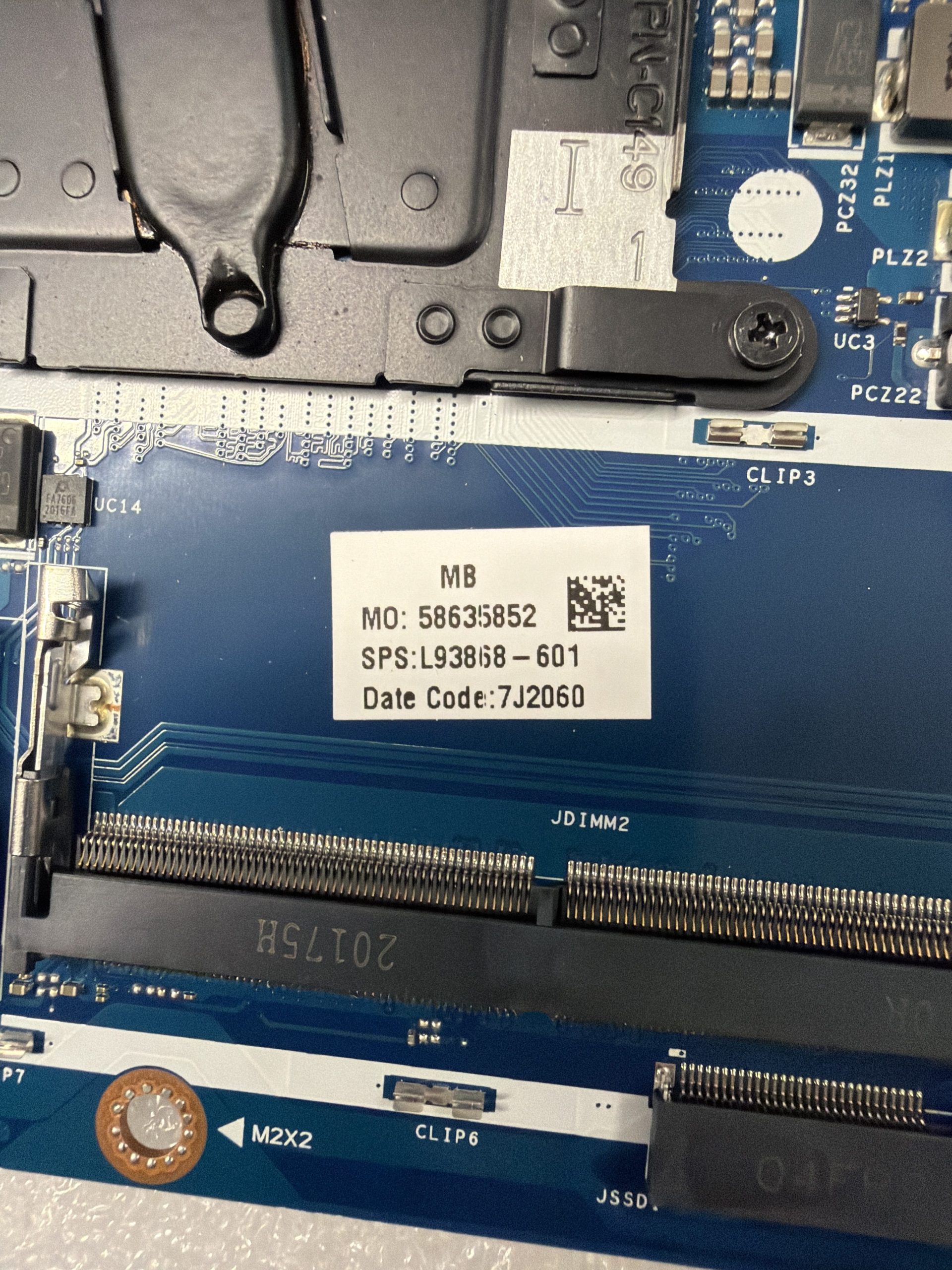 HP Envy 15m-ed0013dx Motherboard i5-1035G1 L93868-601 product photo 3