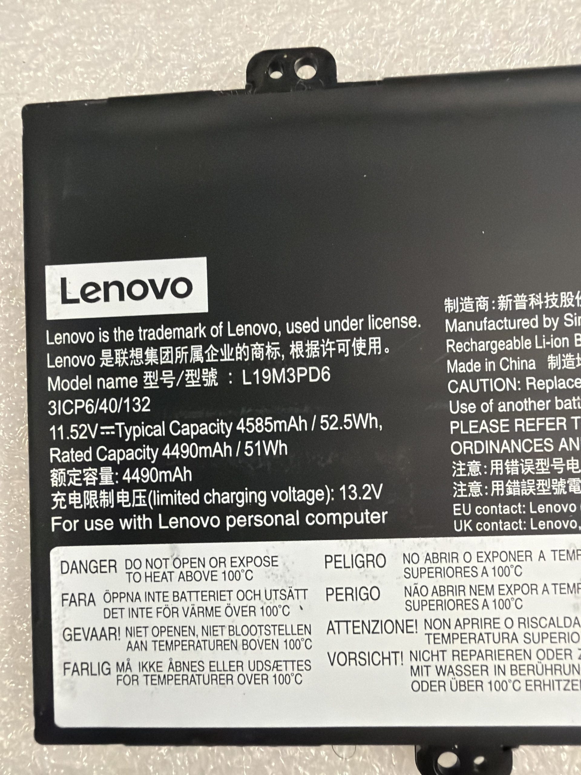 Lenovo IdeaPad Flex 5-14ALC05 Genuine Original Battery L19M3PD6 product photo 3