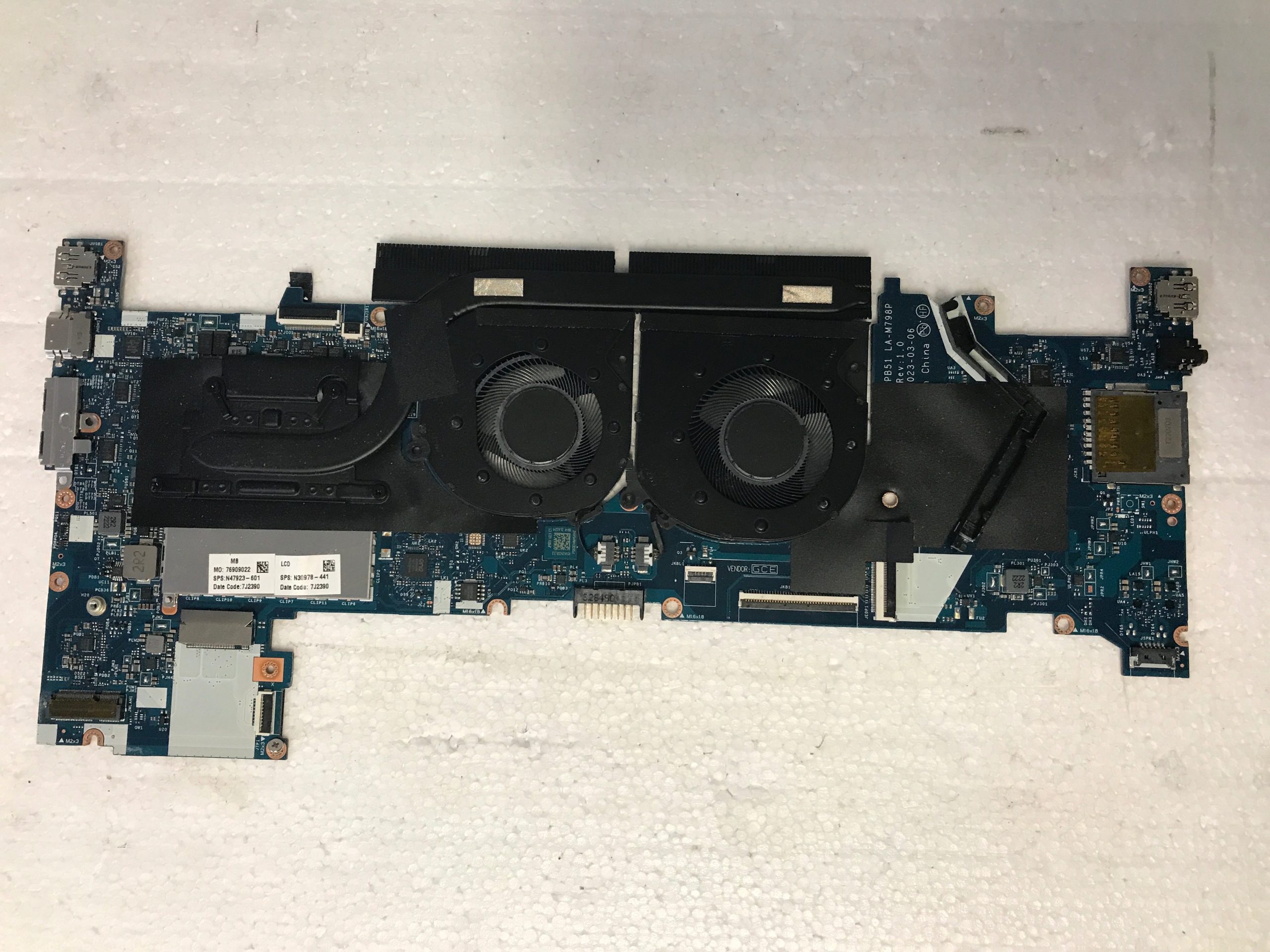 HP Envy 15-fh0023dx Motherboard AMD Ryzen 7 7730U 16GB RAM N47923-601 product photo 1
